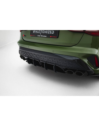 DIFFUSORE POSTERIORE street pro Audi S3 Sportback 8Y Facelift (Cod. M-AUS38YFCNC-RS1BRB)