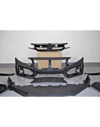 Kit Estetico Honda Civic MK10 Hatchback 2016+ look Type R ABS (Cod. E-TCHO141)