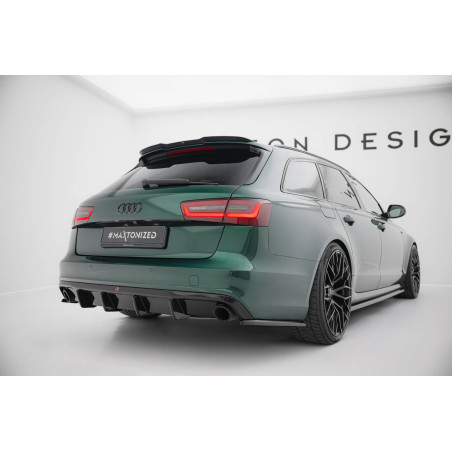 Splitters posteriori laterali V.3 Audi A6 S-line Avant C7  (Cod. M-AU-A6-C7-SLINE-AV-RSD3G)