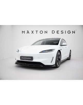 SPLITTER ANTERIORE V.1 Tesla Model 3 Performance Mk1 Facelift (Cod. M-TE-MODEL3-1F-PFC-FD1G+FD1RG)