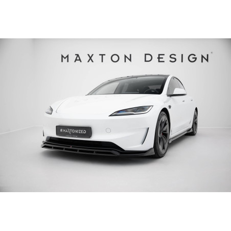 SPLITTER ANTERIORE V.1 Tesla Model 3 Performance Mk1 Facelift (Cod. M-TE-MODEL3-1F-PFC-FD1G+FD1RG)