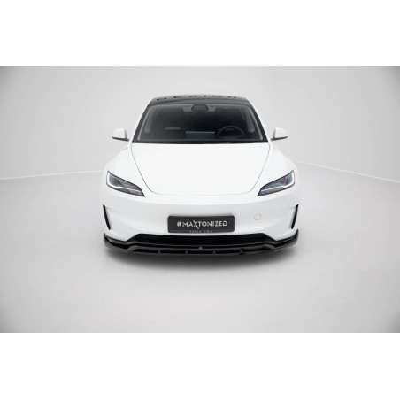 SPLITTER ANTERIORE V.1 Tesla Model 3 Performance Mk1 Facelift (Cod. M-TE-MODEL3-1F-PFC-FD1G+FD1RG)