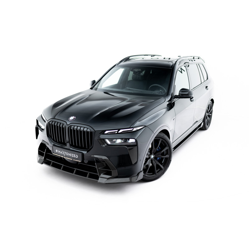 Splitter anteriore in carbonio  BMW X7 M-Pack G07 Facelift (Cod. M-CF-BM-X7-07F-MPACK-FD1-245-P)