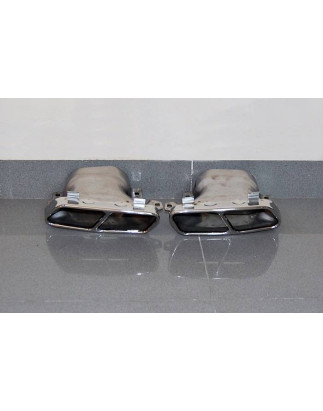 Terminali Di Uscita Di Scarico Mercedes W176/W117 look A45 (Cod. E-SIL0089)