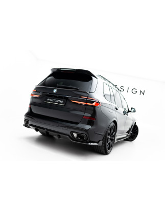  Diffusore posteriore in fibra di carbonio BMW X7 M-Pack G07 Facelift (version without towbar) (Cod.