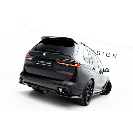  Diffusore posteriore in fibra di carbonio BMW X7 M-Pack G07 Facelift (version without towbar) (Cod.