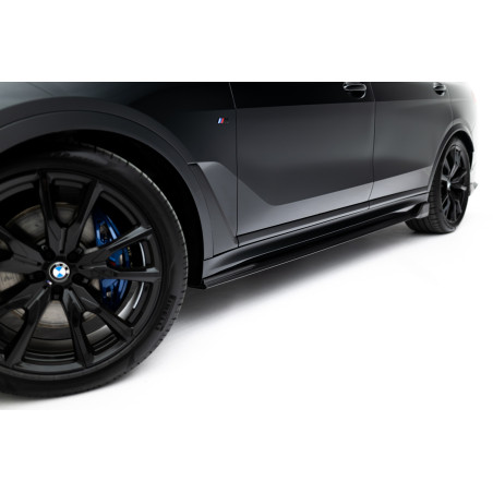 Minigonne in carbonio  BMW X7 M-Pack G07 Facelift (Cod. M-CF-BM-X7-07F-MPACK-SD1-245-P)