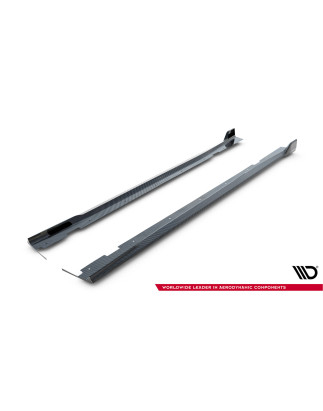 Minigonne in carbonio  BMW X7 M-Pack G07 Facelift (Cod. M-CF-BM-X7-07F-MPACK-SD1-245-P)