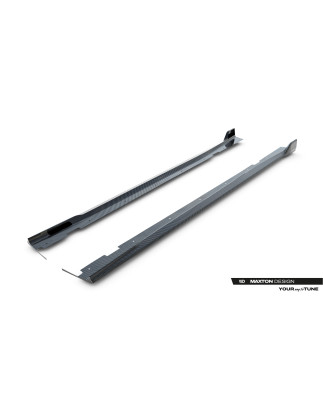 Minigonne in carbonio  BMW X7 M-Pack G07 Facelift (Cod. M-CF-BM-X7-07F-MPACK-SD1-245-P)