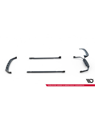 Splitters Set in carbonio V.1 BMW X7 M-Pack G07 Facelift (Cod. M-CF-BM-X7-07F-MPACK-SET)