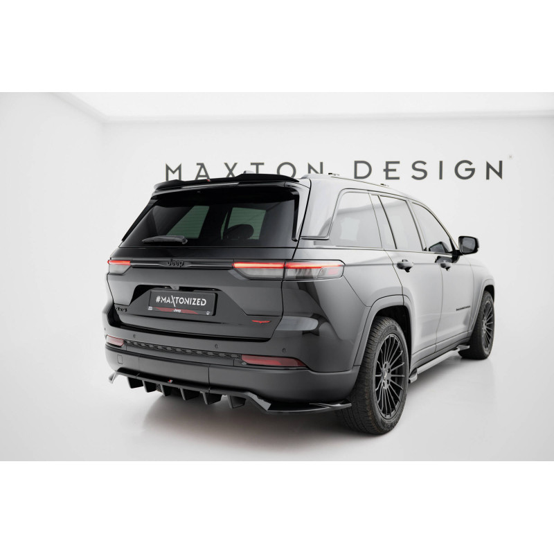 Splitter posteriore (con barre verticali) Jeep Grand Cherokee Trailhawk Mk5 (Cod. M-JE-GC-5-TH-RSD1G