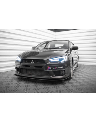 SPLITTER ANTERIORE street pro Mitsubishi Lancer EVO X (Cod. M-MILA10EVOCNC-FD4B)