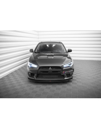 SPLITTER ANTERIORE street pro Mitsubishi Lancer EVO X (Cod. M-MILA10EVOCNC-FD4B)