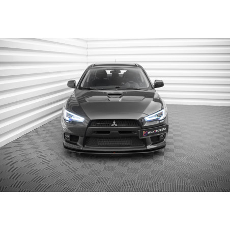 SPLITTER ANTERIORE street pro Mitsubishi Lancer EVO X (Cod. M-MILA10EVOCNC-FD4B)