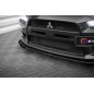 SPLITTER ANTERIORE street pro + Flaps Mitsubishi Lancer EVO X (Cod. M-MILA10EVOCNC-FD4BRB+FSF1G)