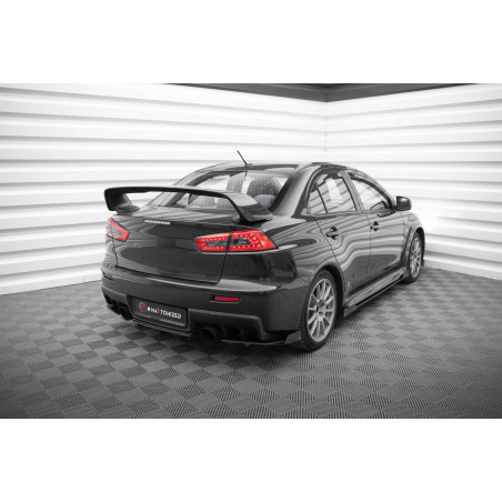 DIFFUSORE POSTERIORE street pro Mitsubishi Lancer EVO X (Cod. M-MILA10EVOCNC-RS2B+BRBI)