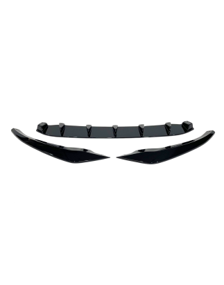 Spoiler Anteriore Audi Q8 2024+ Look RSQ8 Nero lucido (Cod. E-TCA0343)