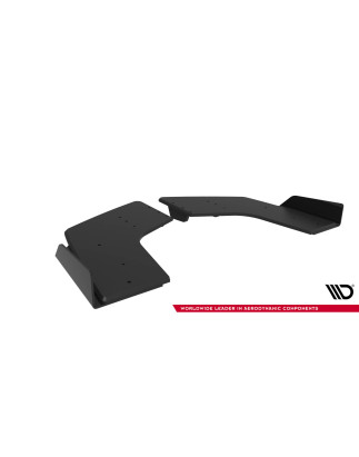 Splitters posteriori laterali Street Pro + Flaps Mitsubishi Lancer EVO X (Cod. M-MILA10EVOCNC-RSD1BR