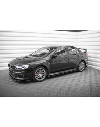 Diffusori minigonne street pro Mitsubishi Lancer EVO X (Cod. M-MILA10EVOCNC-SD2B)