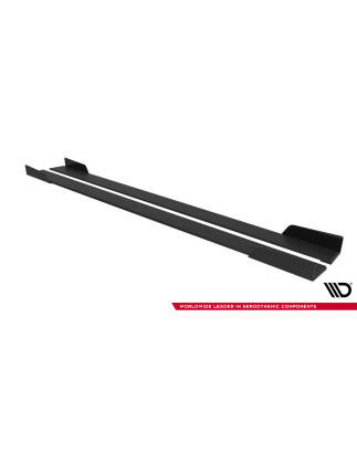 Diffusori minigonne street pro + Flaps Mitsubishi Lancer EVO X (Cod. M-MILA10EVOCNC-SD2BRB+SF1G)
