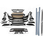 Kit Estetico Mercedes W205 2014-2018 4P / SW Look C63 (Cod. E-TCM020001040123)