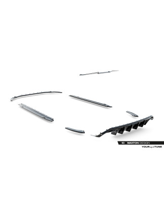 Splitters Set  Audi A3 S-Line Sportback 8Y (Cod. M-AU-A3-8Y-SLINE-SET)