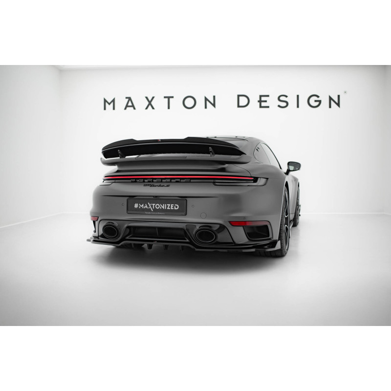 Splitter posteriore (con barre verticali) Porsche 911 Turbo S Sport Package 992 (Cod. M-PO-911-992-T