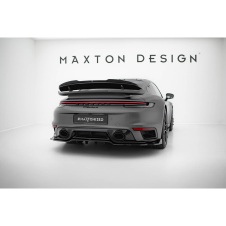 Splitter posteriore (con barre verticali) Porsche 911 Turbo S Sport Package 992 (Cod. M-PO-911-992-T