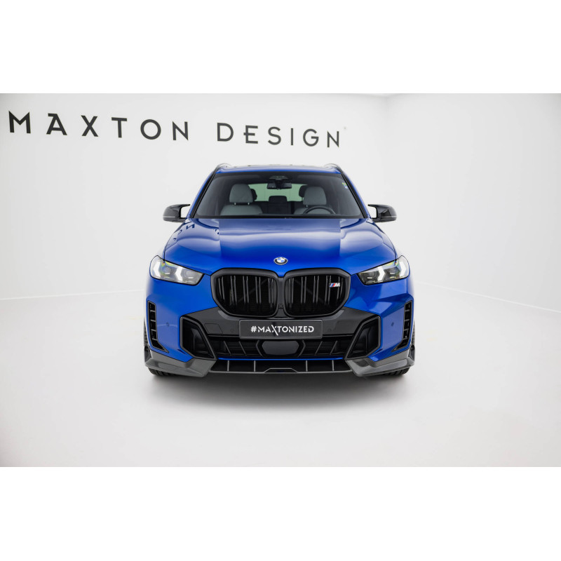Splitter anteriore in carbonio  BMW X5 M-Pack G05 Facelift (Cod. M-CF-BM-X5-05F-MPACK-FD1-245-P)