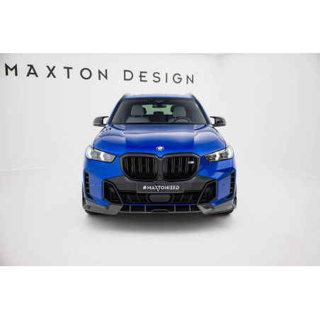 Splitter anteriore in carbonio  BMW X5 M-Pack G05 Facelift (Cod. M-CF-BM-X5-05F-MPACK-FD1-245-P)