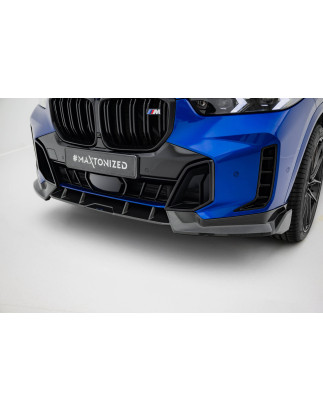 Splitter anteriore in carbonio  BMW X5 M-Pack G05 Facelift (Cod. M-CF-BM-X5-05F-MPACK-FD1-245-P)