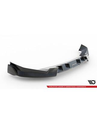Splitter anteriore in carbonio  BMW X5 M-Pack G05 Facelift (Cod. M-CF-BM-X5-05F-MPACK-FD1-245-P)