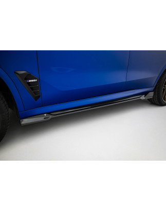 Minigonne in carbonio  BMW X5 M-Pack G05 Facelift  (Cod. M-CF-BM-X5M-F95F-SD1-245-P)