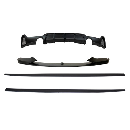 Kit Estetico BMW F32 / F33 / F36 14 Look M Performance 2 Uscite (Cod. E-TCB10271024F318)
