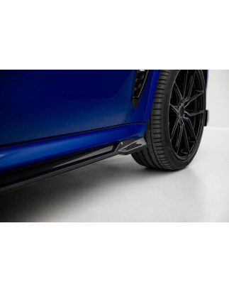 Minigonne in carbonio  BMW X5 M-Pack G05 Facelift  (Cod. M-CF-BM-X5M-F95F-SD1-245-P)