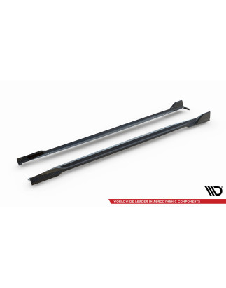 Minigonne in carbonio  BMW X5 M-Pack G05 Facelift  (Cod. M-CF-BM-X5M-F95F-SD1-245-P)