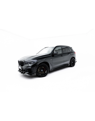 Minigonne in carbonio  BMW X5 M-Pack G05 Facelift  (Cod. M-CF-BM-X5M-F95F-SD1-245-P)