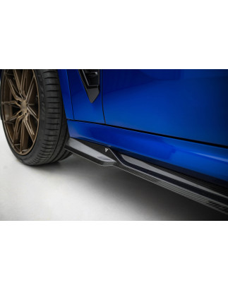 Splitters set in carbonio BMW X5 M-Pack G05 Facelift (Cod. M-CF-BM-X5-05F-MPACK-SET)