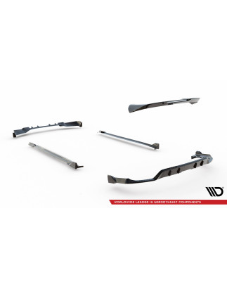 Splitters set in carbonio BMW X5 M-Pack G05 Facelift (Cod. M-CF-BM-X5-05F-MPACK-SET)