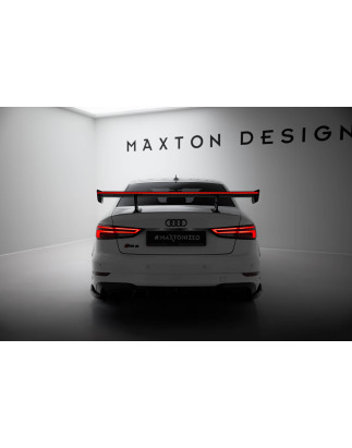 Spoiler in carbonio  + LED Audi A3 / A3 S-Line / S3 / RS3 berlina 8V / 8V Facelift (Cod. M-CF-AU-S3-