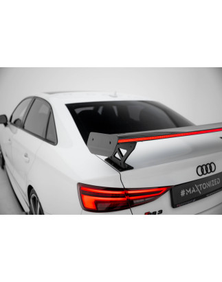 Spoiler in carbonio  + LED Audi A3 / A3 S-Line / S3 / RS3 berlina 8V / 8V Facelift (Cod. M-CF-AU-S3-