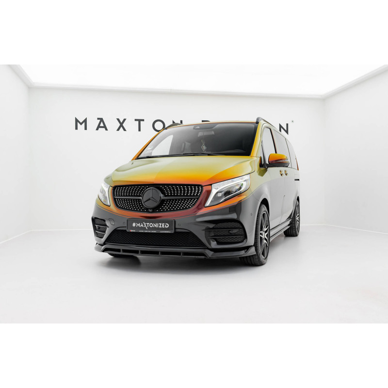 SPLITTER ANTERIORE V.6 Mercedes-Benz V-Class AMG-Line W447 Facelift (Cod. M-ME-V-447F-AMGLINE-FD6G+F