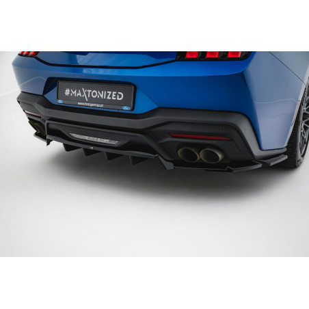 Splitter posteriore (con barre verticali) Ford Mustang GT Mk7 (Cod. M-FO-MU-7-GT-RD1G+RD2G)