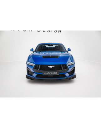 SPLITTER ANTERIORE street pro + Flaps Ford Mustang GT Mk7 (Cod. M-FOMU7GTCNC-FD1B+FSF1G)