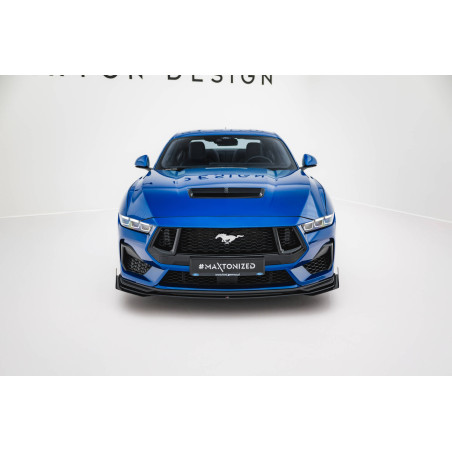 SPLITTER ANTERIORE street pro + Flaps Ford Mustang GT Mk7 (Cod. M-FOMU7GTCNC-FD1B+FSF1G)