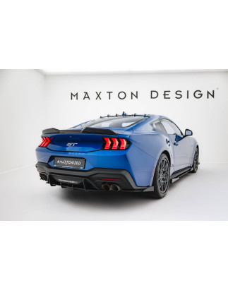 Splitters posteriori laterali Street Pro + Flaps Ford Mustang GT Mk7 (Cod. M-FOMU7GTCNC-RSD1B+RSF1G)