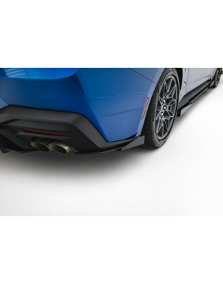 Splitters posteriori laterali Street Pro + Flaps Ford Mustang GT Mk7 (Cod. M-FOMU7GTCNC-RSD1BRB+RSF1