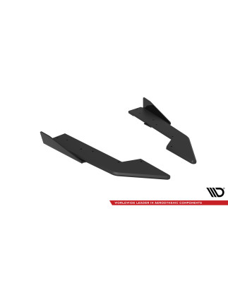 Splitters posteriori laterali Street Pro + Flaps Ford Mustang GT Mk7 (Cod. M-FOMU7GTCNC-RSD1BRB+RSF1