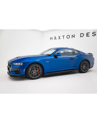 Diffusori minigonne street pro + Flaps Ford Mustang GT Mk7 (Cod. M-FOMU7GTCNC-SD1B+SF1G)