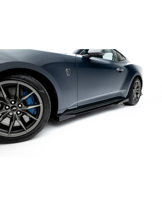 Diffusori minigonne street pro + Flaps Ford Mustang GT Mk7 (Cod. M-FOMU7GTCNC-SD1B+SF1G)